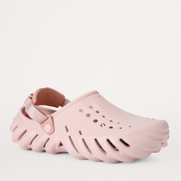 CROCS Shoes - NWT Crocs | Echo Clog In Pink Clay Slip On Sandal Shoe, Womens 9